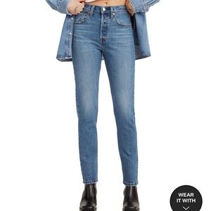 Women's 501 High Rise Skinny Jeans- never worn!